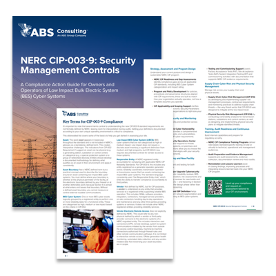 NERC CIP-003-9 Compliance Action Guide