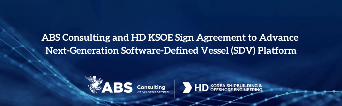 ABS Consulting and HD KSOE Sign Agreement 