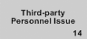 Node Third-party Personnel Issue