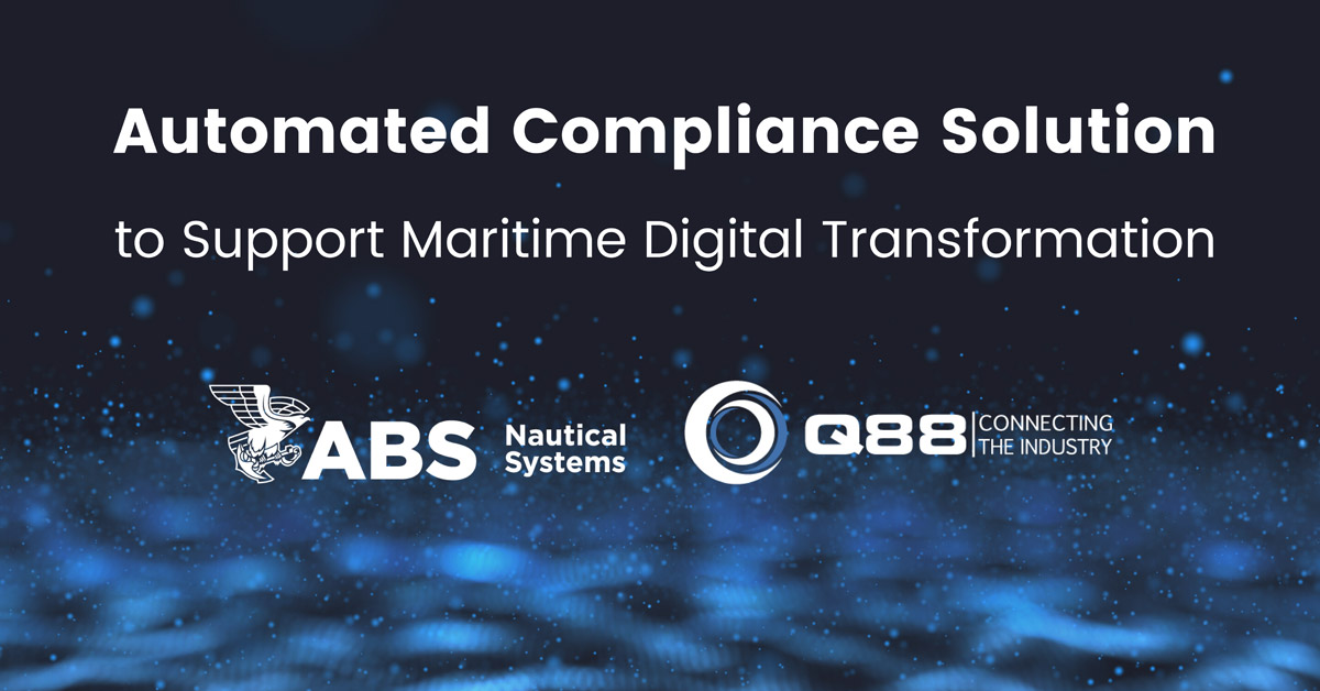 ABS Nautical Systems and Q88 LLC Partner to Drive Compliance Efficiency